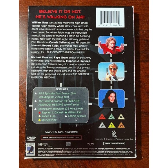 The Greatest American Hero - Season 1 (DVD) - Picture 2 of 2
